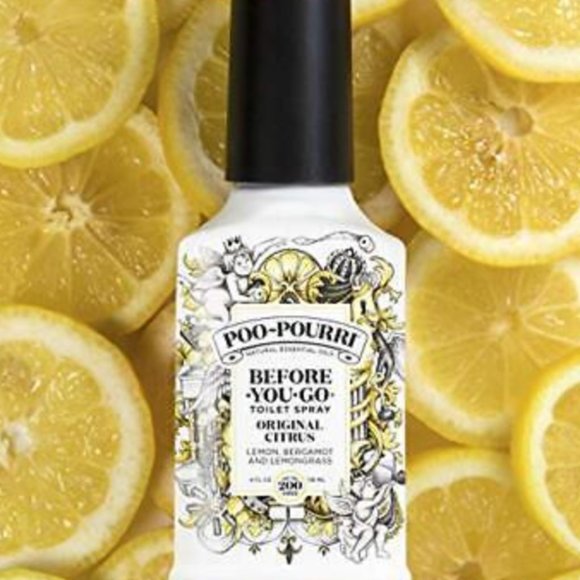 Poo-Pourri Before-You-Go Toilet Spray, Original Citrus, 4 Fl OZ -Lemon, Bergamot - Picture 7 of 7